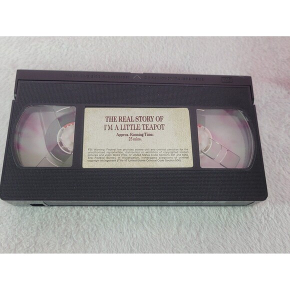 The Real Story of I'm a Little Teapot VHS 1991 Golden Book Feat Julian Lennon - Picture 7 of 9